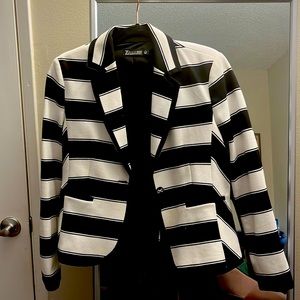 New York & co. Black and white blazer.
